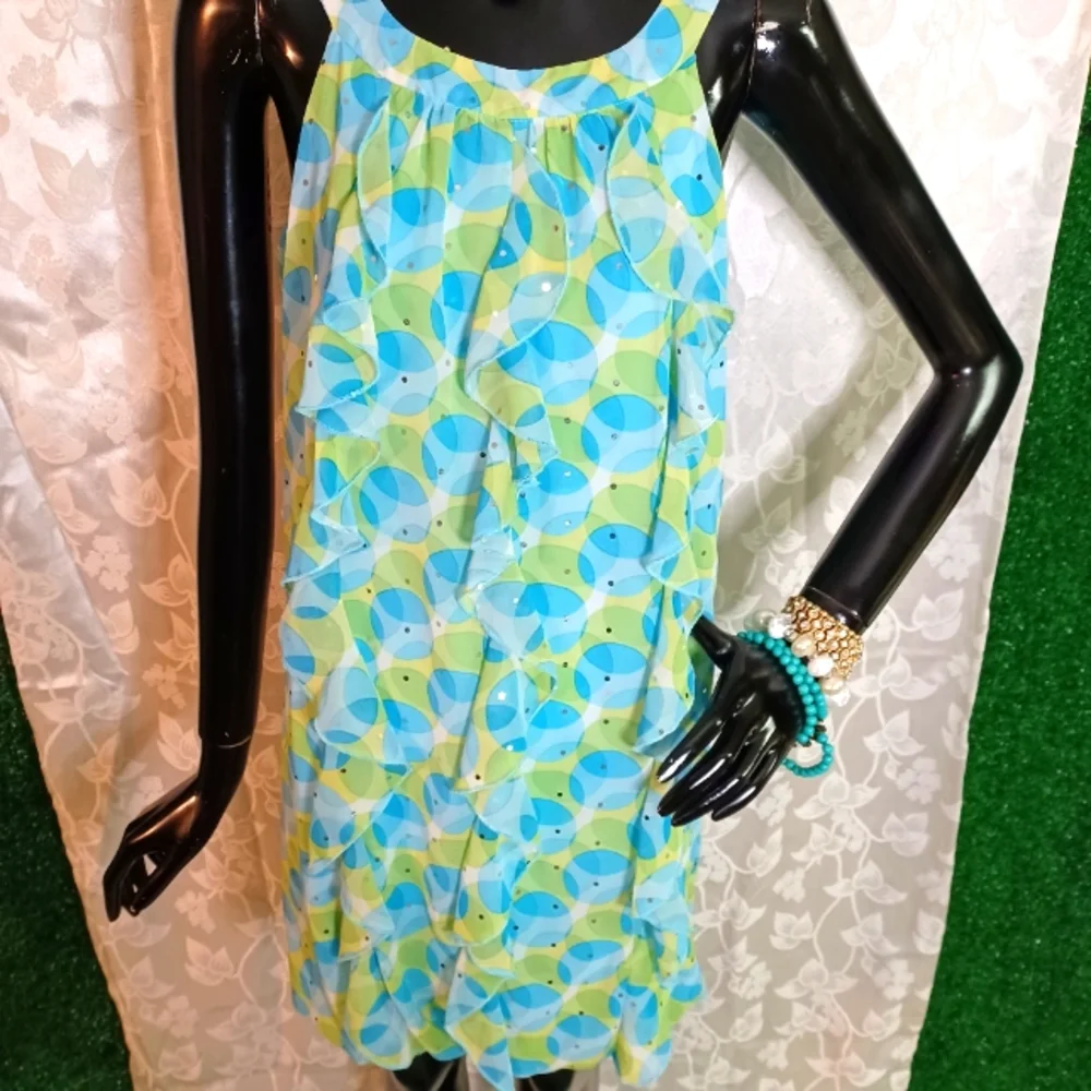 JUSTICE GIRLS DRESS With Sequins Sleeveless, Size: 16